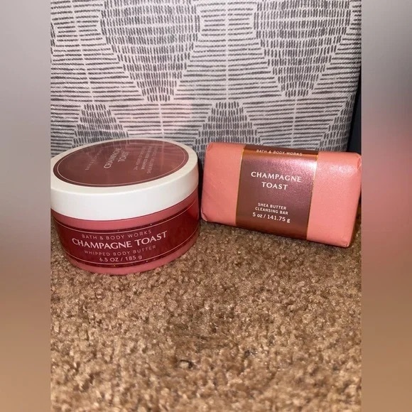 Bath & Body Works Other - Bath & Body Works Champagne Toast Whipped Body Butter and Soap Set